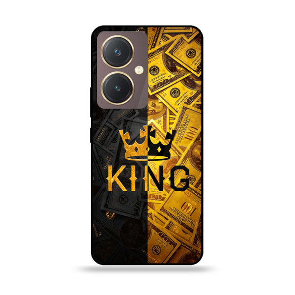 Vivo Y27 - King V 2.0 Design 9 - Premium Printed Glass soft Bumper shock Proof Case CS-12786