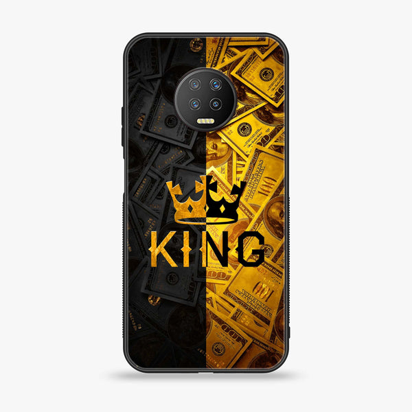 Infinix Note 7 - king Series V 2.0 Design 9 - Premium Metal  Printed soft Bumper shock Proof Case CS-28767