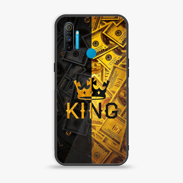 Realme C3 - King Design 9  - Premium Printed Glass soft Bumper shock Proof Case CS-14361