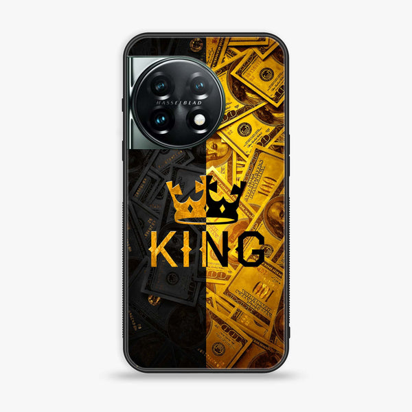 OnePlus 11R - King V 2.0 Design 9 - Premium Metal Printed soft Bumper Shock Proof Case CS-18425