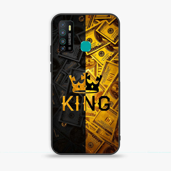 Infinix Hot 9 Play - King Series V 2.0 - Premium Metal Printed soft Bumper shock Proof Case