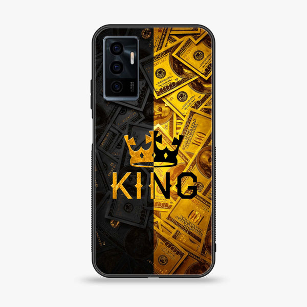 Vivo S10E King  series V2.0 Premium Printed Glass soft Bumper shock Proof Case