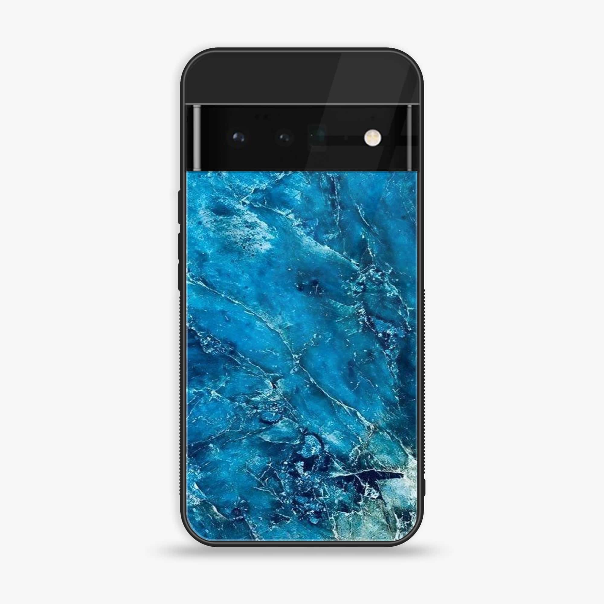 Google Pixel 6 Pro - Blue Marble Series V 2.0 - Premium Printed Glass soft Bumper shock Proof Case