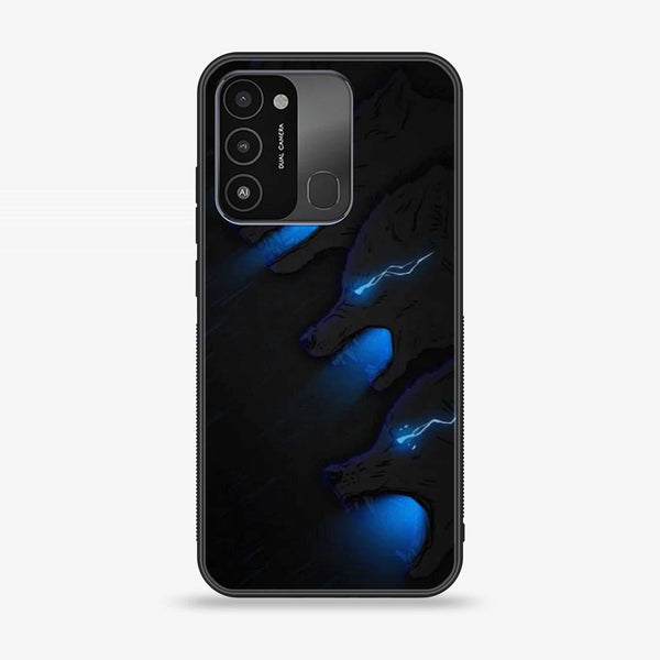Tecno Spark 8C / Spark GO 2022 -  Black Art Design 7 Premium Metal  Printed soft Bumper shock Proof Case CS-28751