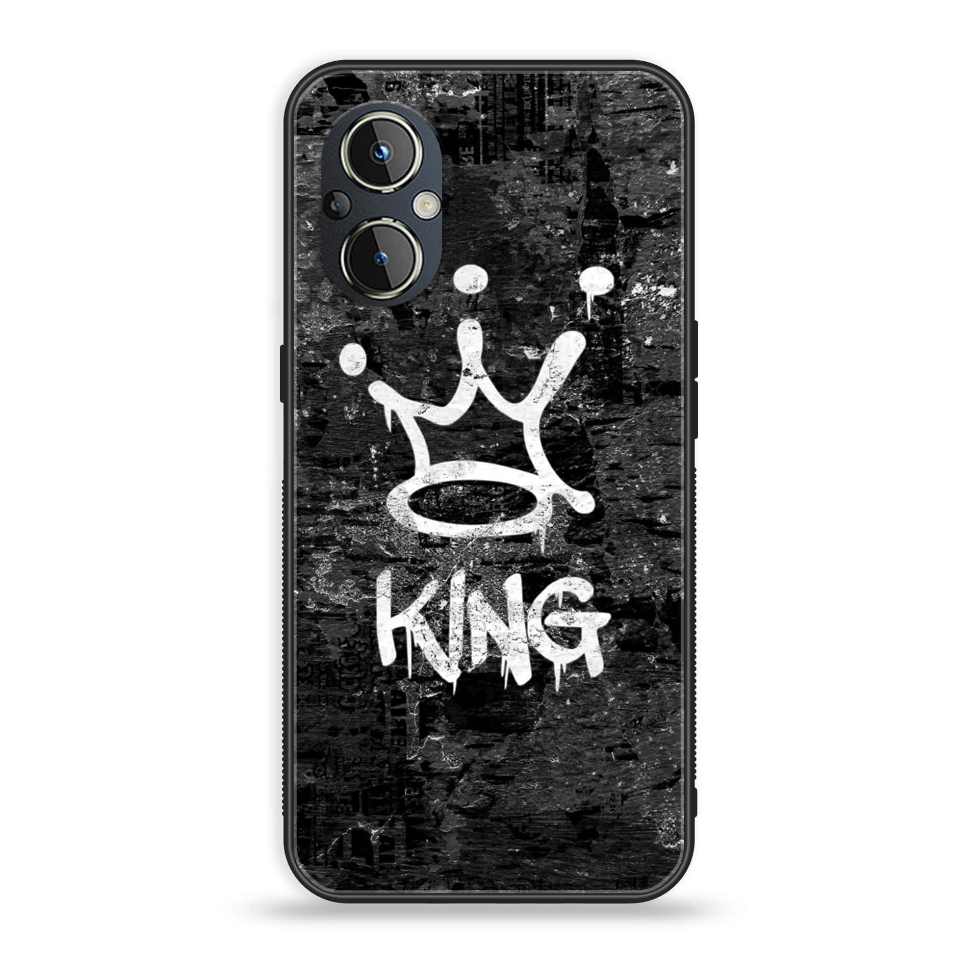 OnePlus Nord N20 5G - King Series V 2.0 - Premium Printed Glass soft Bumper shock Proof Case