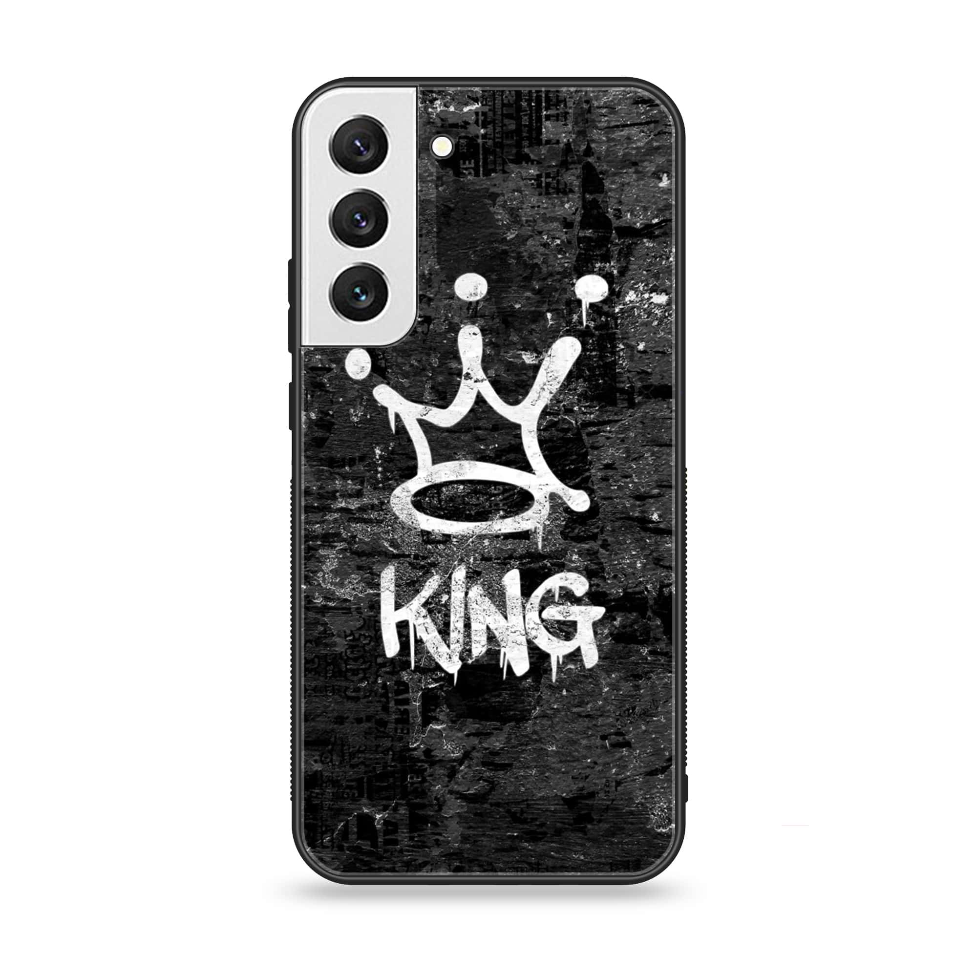 Samsung Galaxy S21 FE - King Series V2.0 - Premium Printed Glass soft Bumper shock Proof Case