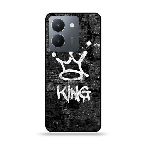 Vivo Y36 - King Design 8 V 2.0 - Premium Printed Glass soft Bumper shock Proof Case CS-16567 CS-32873