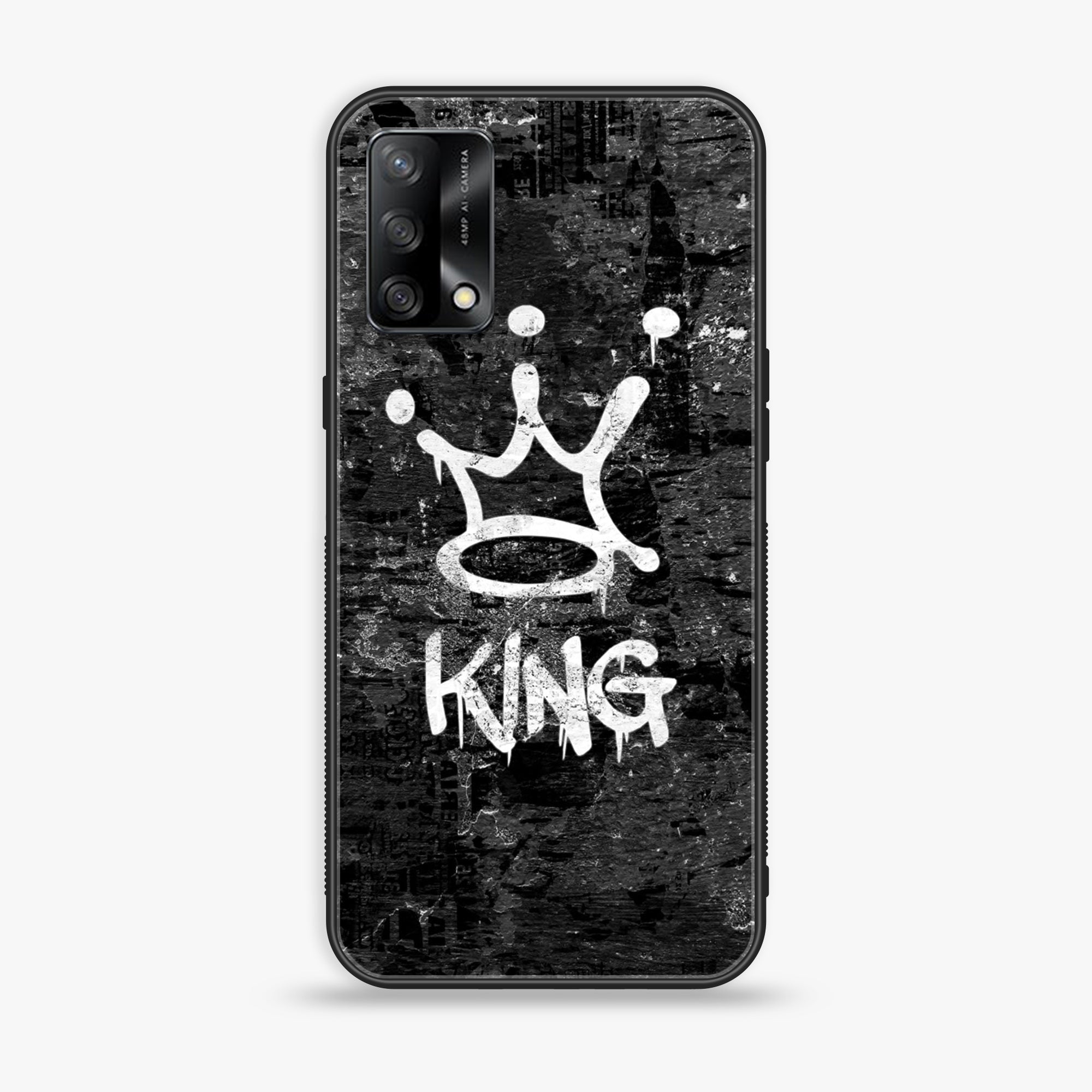 Oppo F19s - King Series V 2.0 Series - Premium Metal Printed soft Bumper shock Proof Case