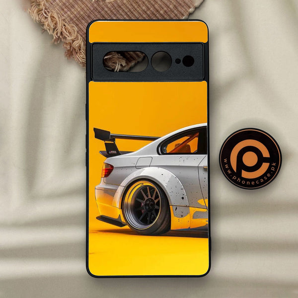 Google Pixel 7 Pro - M3 Gt2 Racing Car - Premium Metal Printed Soft Bumper Shock Proof Case