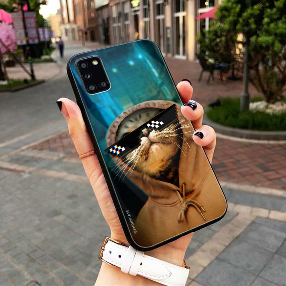 Cat Series Premium Metal Phone Case All Models