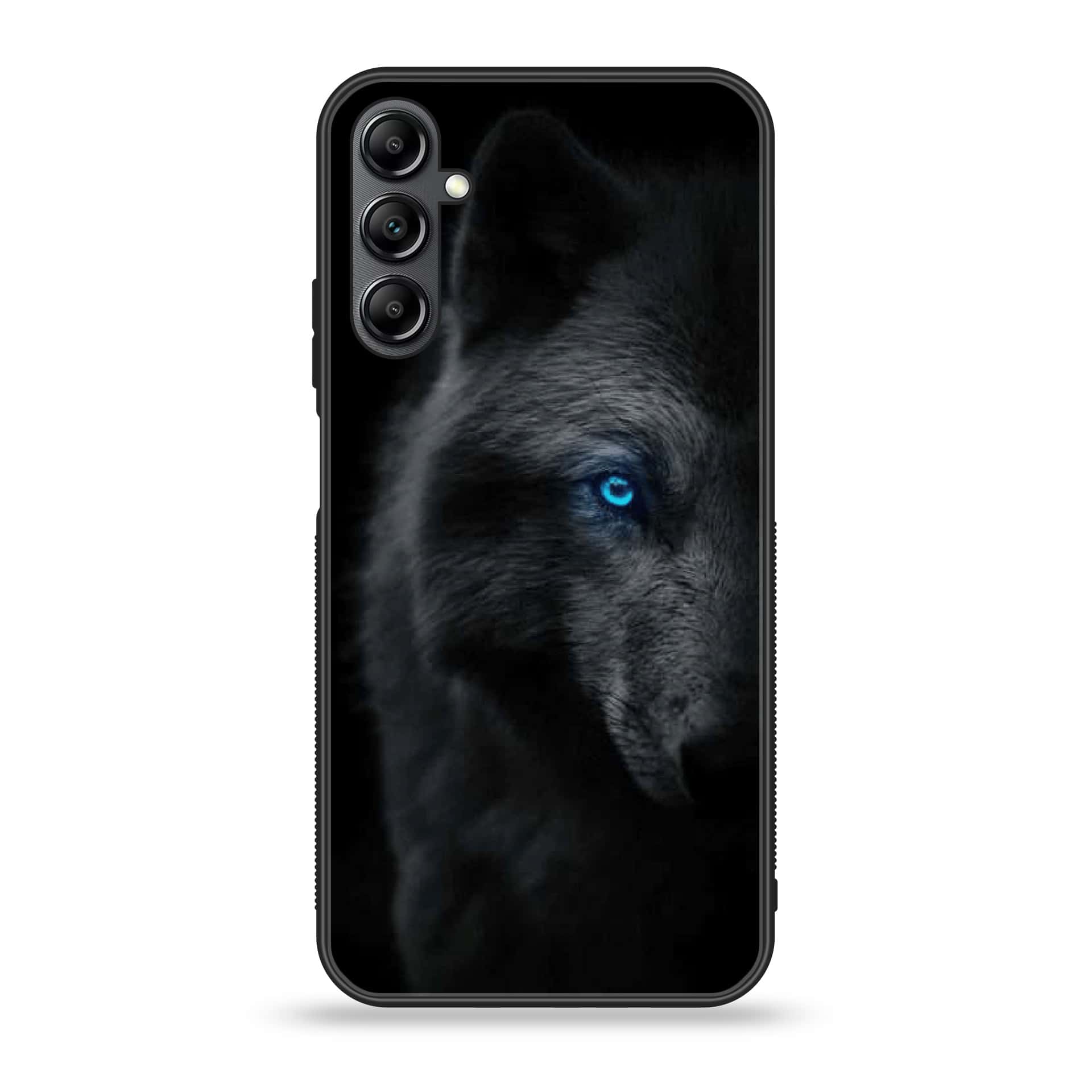 Samsung Galaxy A25 - Black Art Series - Premium Printed Glass soft Bumper shock Proof Case