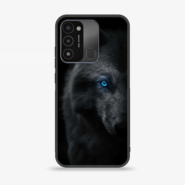 Tecno Spark 8C  Black Art Design 8 Premium Printed Glass soft Bumper shock Proof Case CS-45339