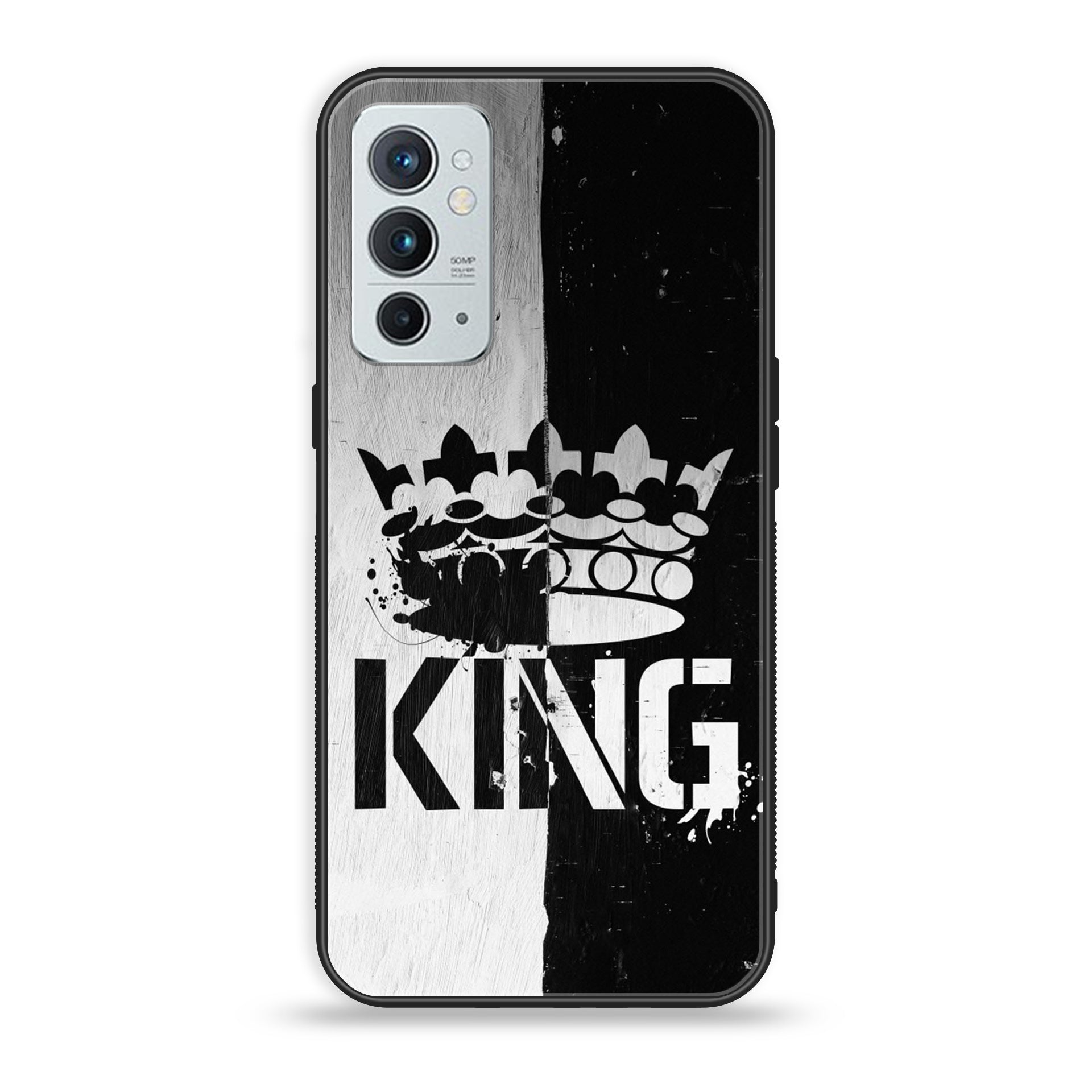 OnePlus 9RT 5G - King Series V 2.0 - Premium Printed Glass soft Bumper shock Proof Case