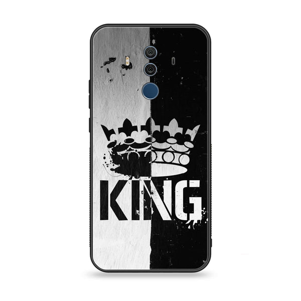 Huawei Mate 10 Pro - King Design 7 V2.0 - Premium Printed Glass soft Bumper shock Proof Case CS-37197