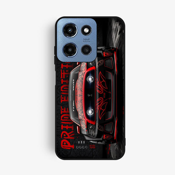 Motorola G Power 2025 - Cobra X Racing Car - Premium Metal Printed Soft Bumper Shock Proof Case