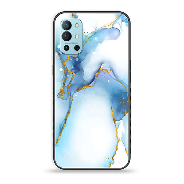 OnePlus 9R  / OnePlus 8T - Blue Marble  V 2.0 Design 6  - Premium Printed Glass soft Bumper shock Proof Case  CS-25938 CS-26302