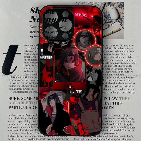 Itachi Aesthetic Premium Glass Phone Case All Models