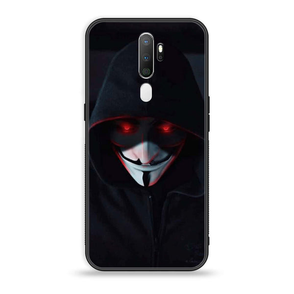 OPPO A5 2020/ OPPO A9 2020  - Black Art Design 10 Premium Printed Glass soft Bumper shock Proof Case CS-36830