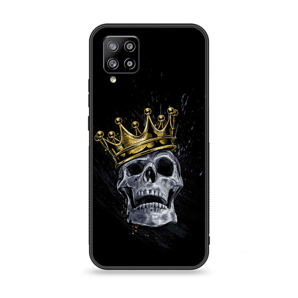 Samsung Galaxy A42 5G - King Design 5  - Premium Printed Glass soft Bumper shock Proof Case  CS-23987