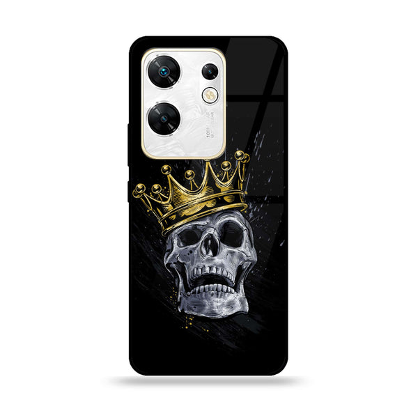 Infinix Zero 30 4G - King Design 5 V 2.0 - Premium Printed Glass soft Bumper shock Proof Case CS-14311