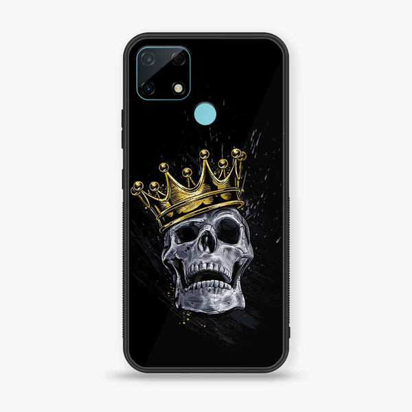 Realme C12/C25/C25s/Narzo 30A - King V 2.0 Design 5 - Premium Printed Glass soft Bumper shock Proof Case CS-23988