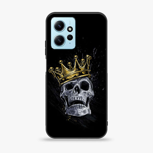 Xiaomi Redmi Note 12 - King Series V 2.0 Design 5 - Premium Printed Glass soft Bumper shock Proof Case CS-38599