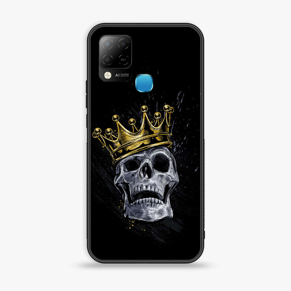 Infinix Hot 10s King Series v2.0 Design 5 -  Premium Metal Printed soft Bumper shock Proof Case  CS-32364