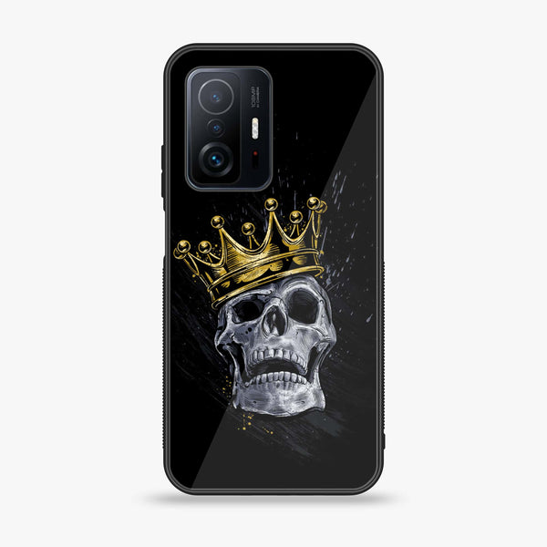Xiaomi 11T Pro / Xiaomi 11T - King Series V 2.0 Design 5 - Premium Printed Glass soft Bumper shock Proof Case CS-37847