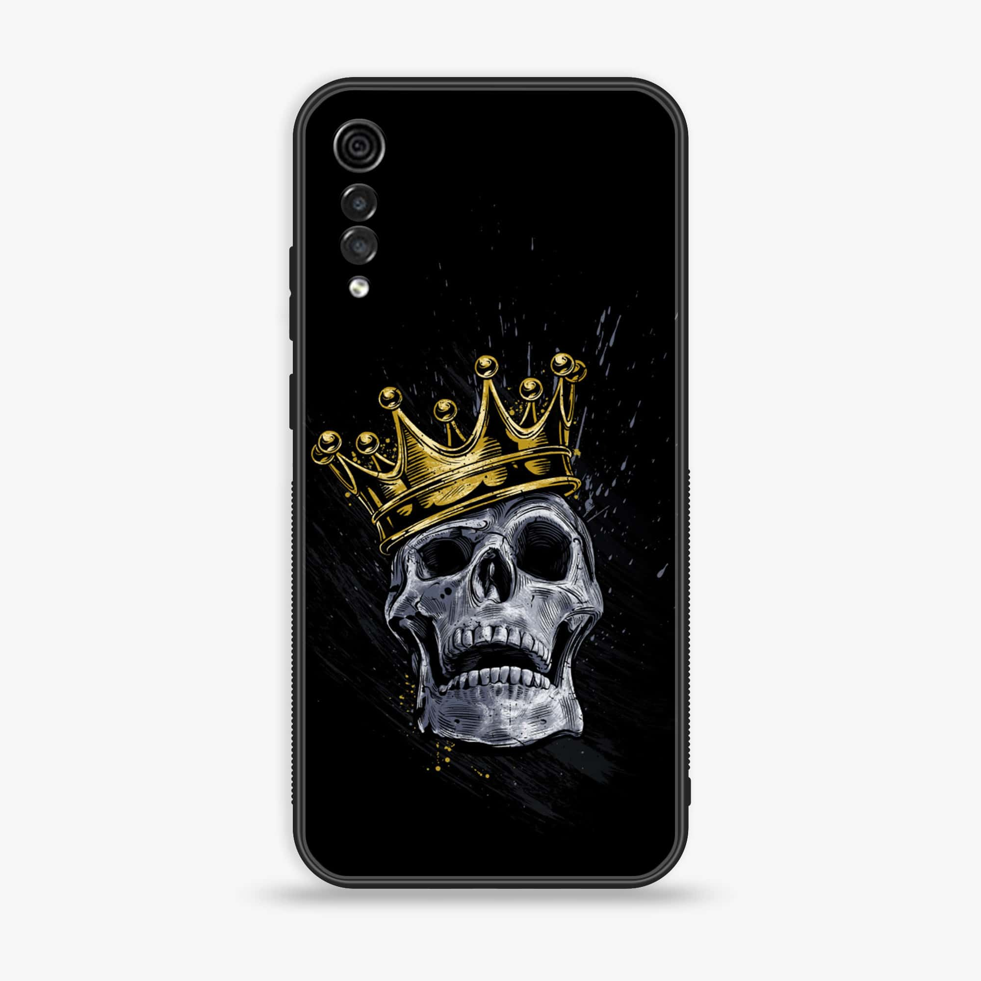 LG Velvet - King Series V 2.0 - Premium Printed Glass soft Bumper shock Proof Case