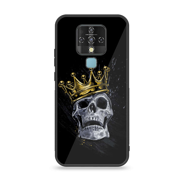 Tecno Camon 16 - King V 2.0 Design 5 - Premium Printed Glass soft Bumper shock Proof Case CS-12970