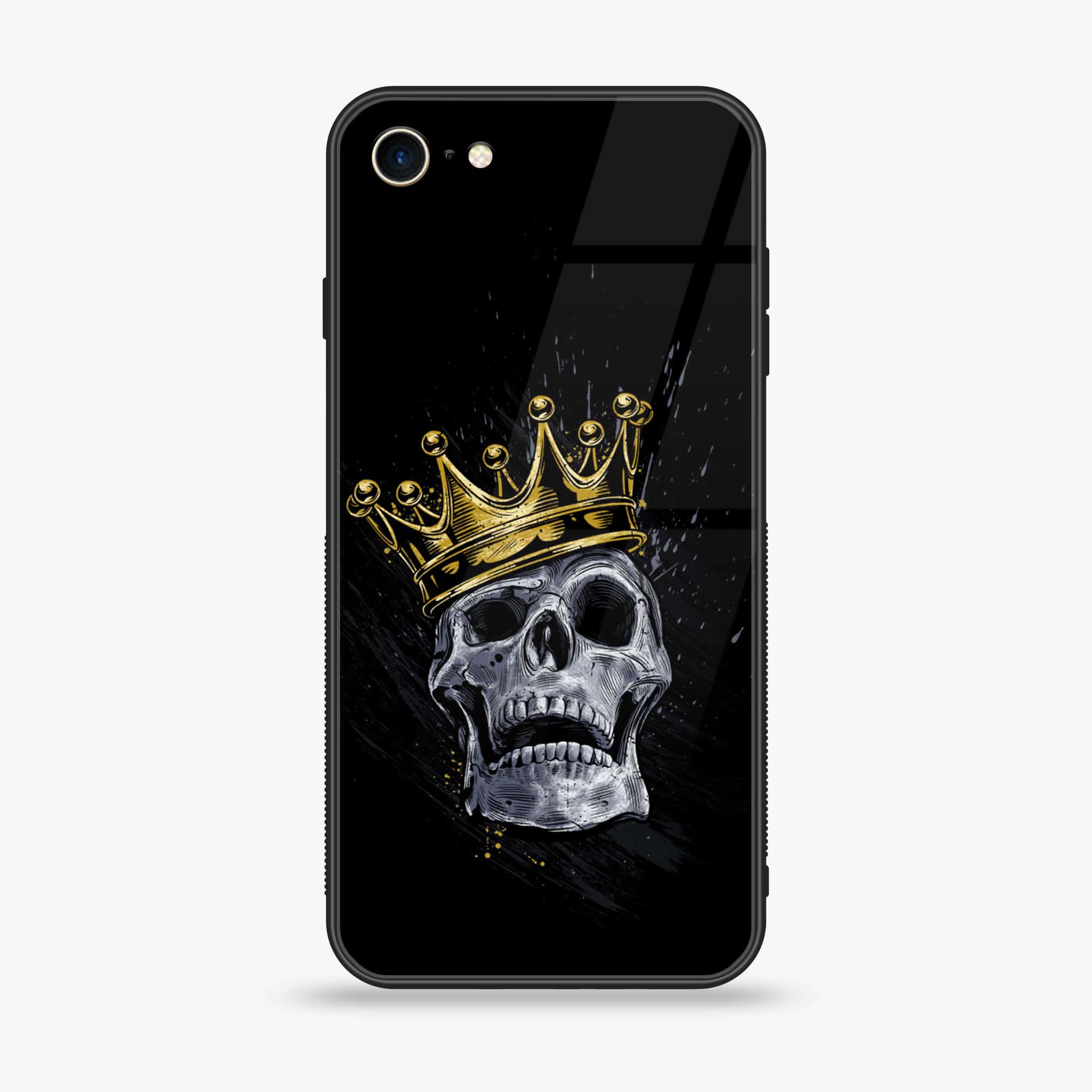 iPhone 7 - King Series V 2.0 - Premium Printed Glass soft Bumper shock Proof Case