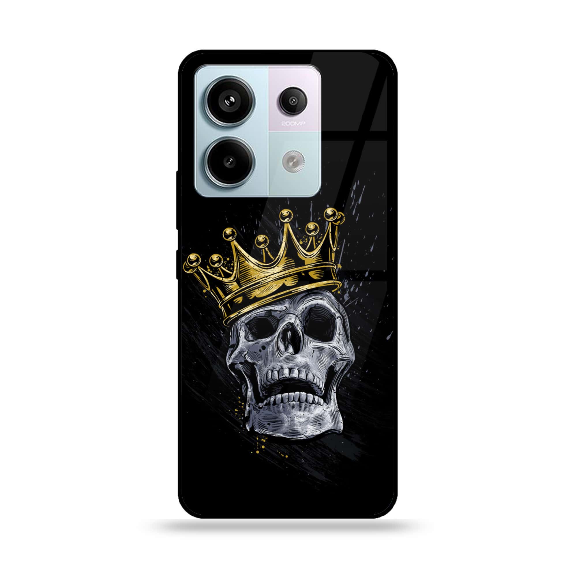Redmi Note 13 - King Series V 2.0 - Premium Metal Printed soft Bumper shock Proof Case