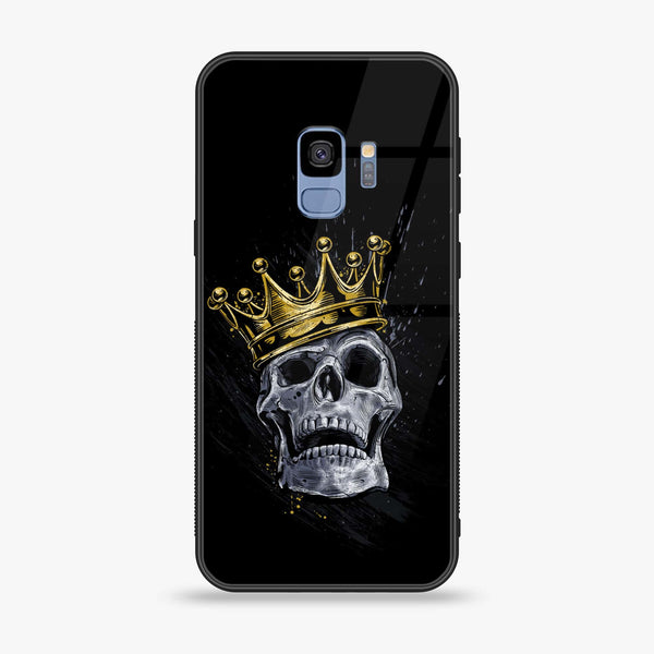 Galaxy S9 - King Series V 2.0  Design 5 - Premium Printed Glass soft Bumper shock Proof Case CS-37698