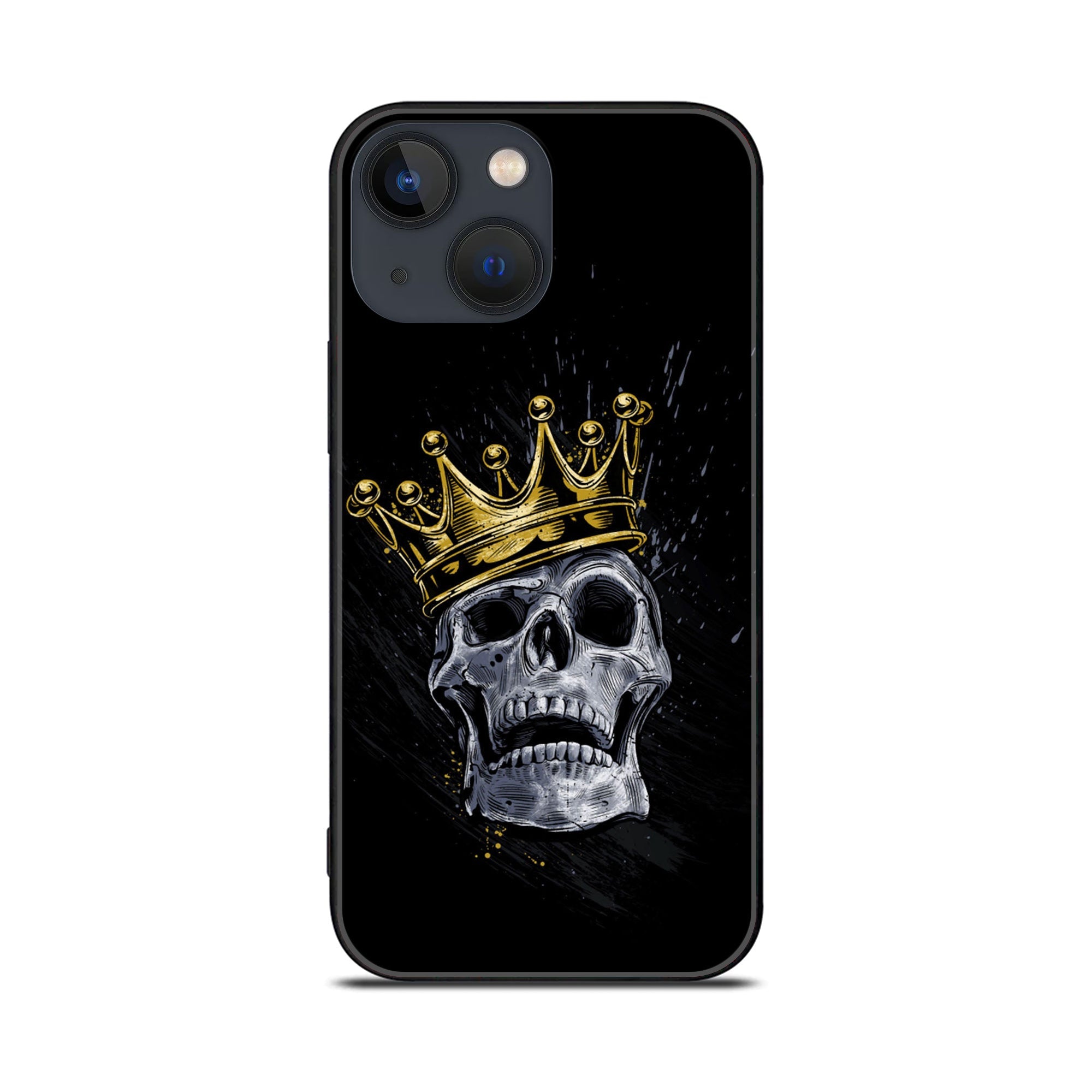 iPhone 14 Plus - KING series  v2.0 - Premium Printed Glass soft Bumper shock Proof Case