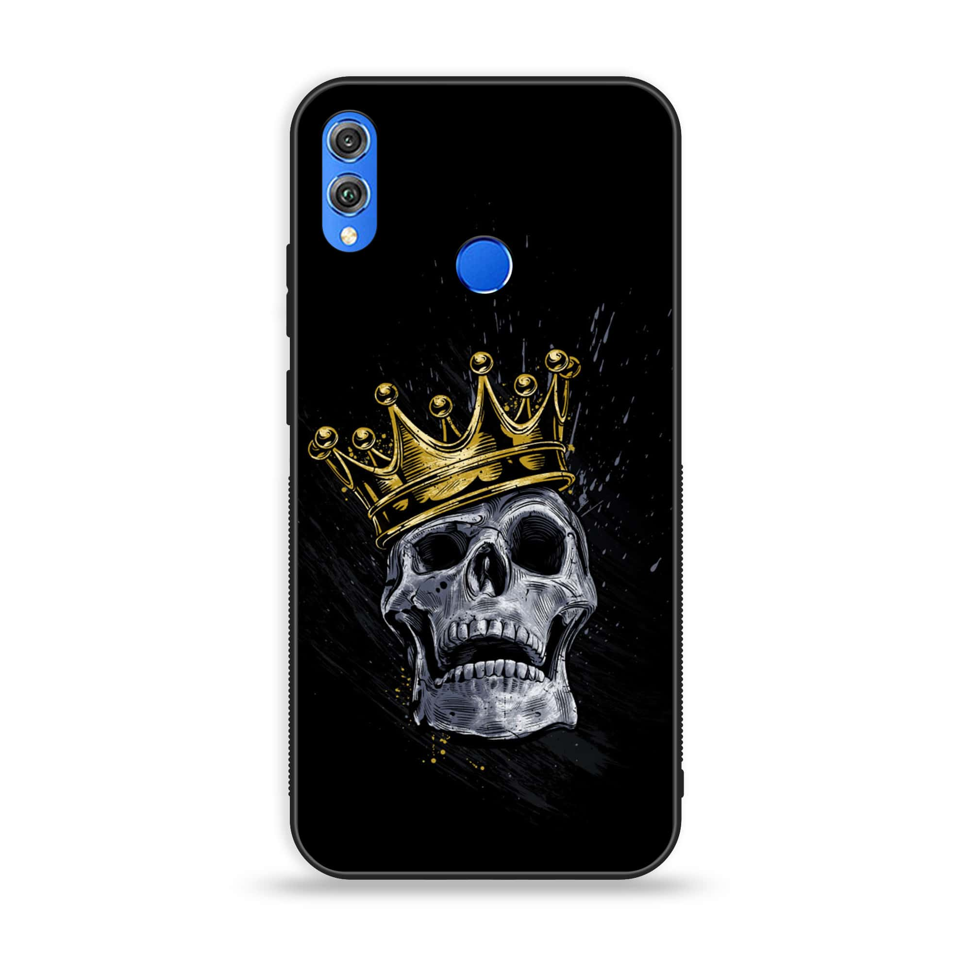 Huawei Honor 8X - King Series V 2.0 - Premium Printed Glass soft Bumper shock Proof Case