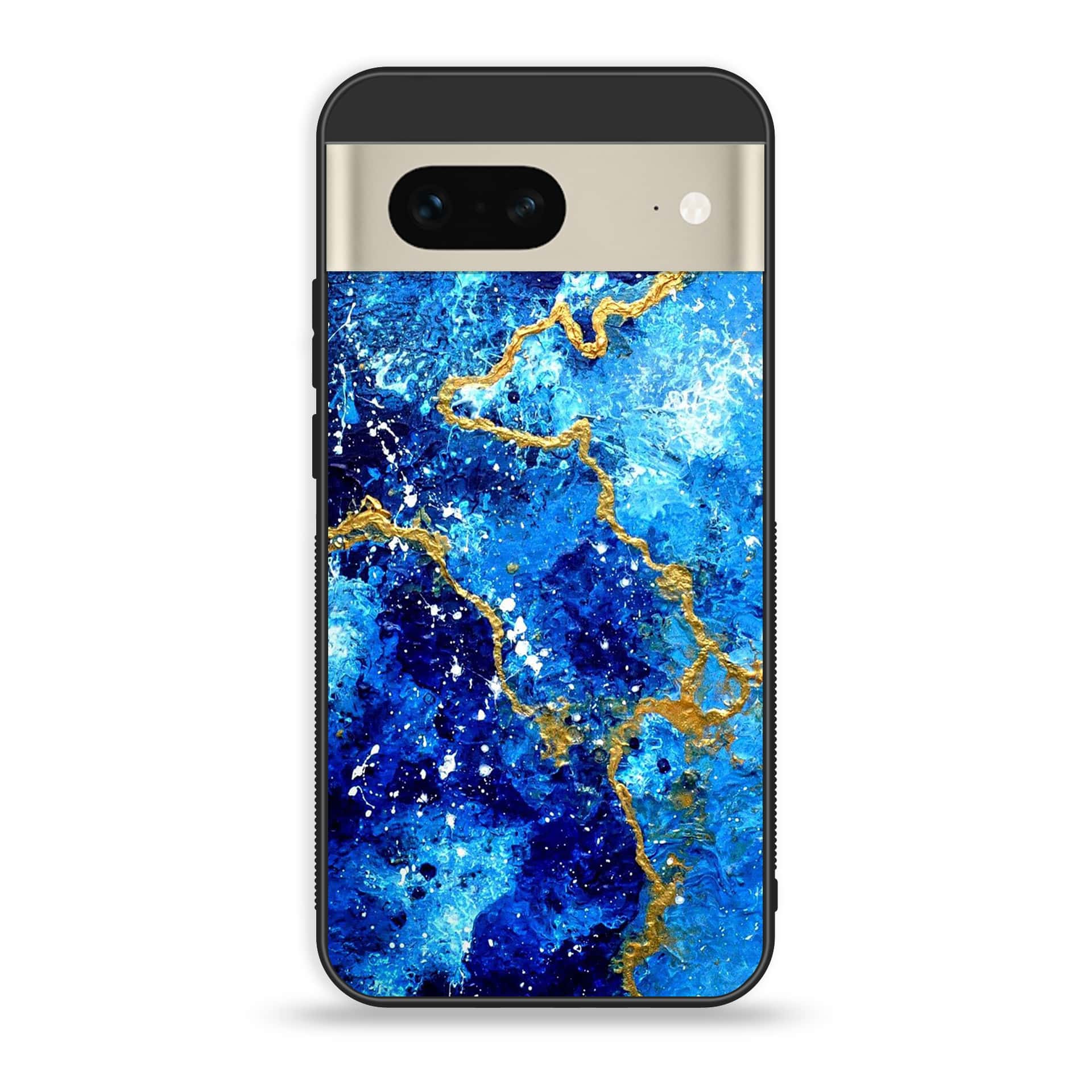 Google Pixel 7a  - Blue Marble Series V 2.0 - Premium Printed soft Bumper Shock Proof Case