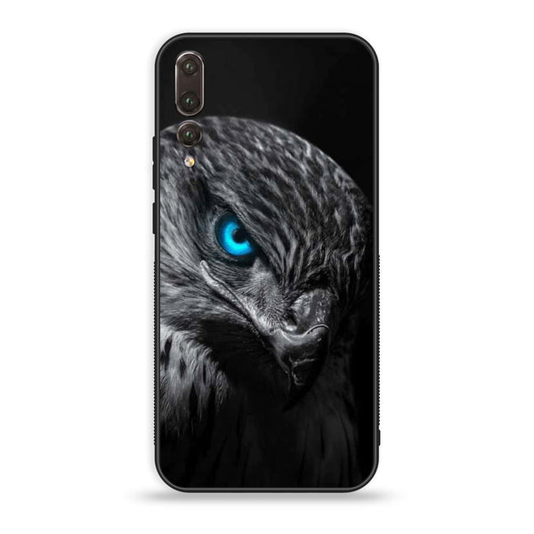 Huawei P20 Pro - Black Art Design 2 - Premium Printed Glass soft Bumper shock Proof Case CS-18301