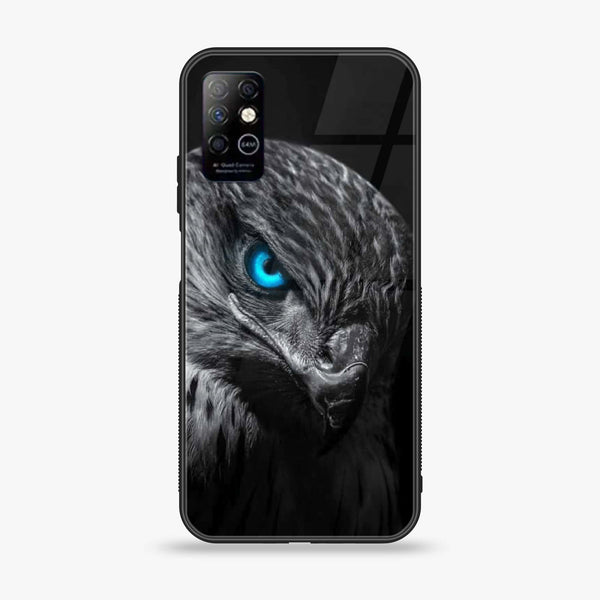 Infinix Note 8i - Black Art Design 2- Premium Printed Glass soft Bumper shock Proof Case CS-13190 CS-15841