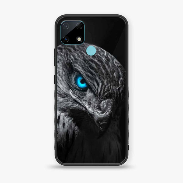 Realme C25/ C25s - Black Art Design 2 - Premium Printed Glass soft Bumper shock Proof Case CS-15556