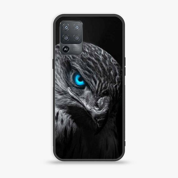 Oppo F19 Pro/ A94 4g/ Reno 5 Lite  - Black Art Design 2 - Premium Printed Glass soft Bumper shock Proof Case  CS-35728