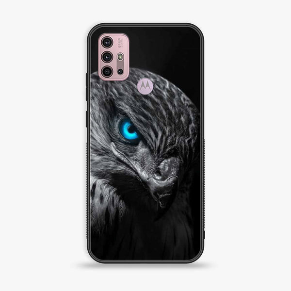 Motorola Moto G30 - Black Art Design 2 - Premium Printed Glass soft Bumper shock Proof Case CS-35653