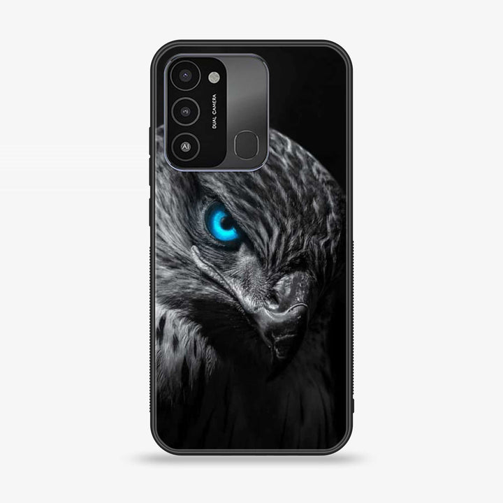Tecno Spark 8C / Spark GO 2022 - Black Art Design 2 -  Premium Printed Glass soft Bumper shock Proof Case  CS-46064