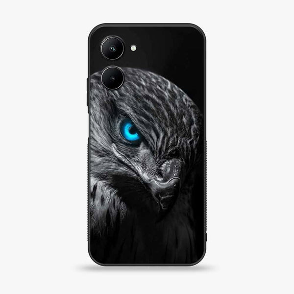 Realme C33 - Black Art Series - Premium Printed Glass soft Bumper shock Proof Case