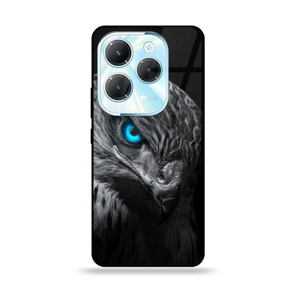 Infinix Hot 40 Pro / Hot 40 - Black Art Design 2 - Premium Metal Printed soft Bumper Shock Proof Case CS-8006 -CS-8025