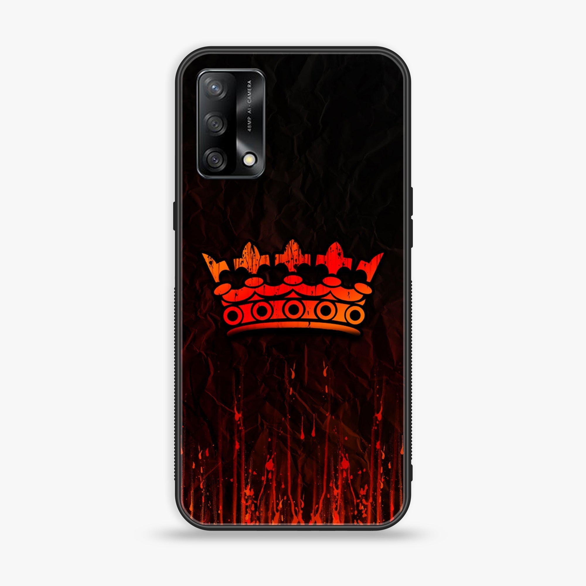 Oppo F19s - King Series V 2.0 Series - Premium Metal Printed soft Bumper shock Proof Case
