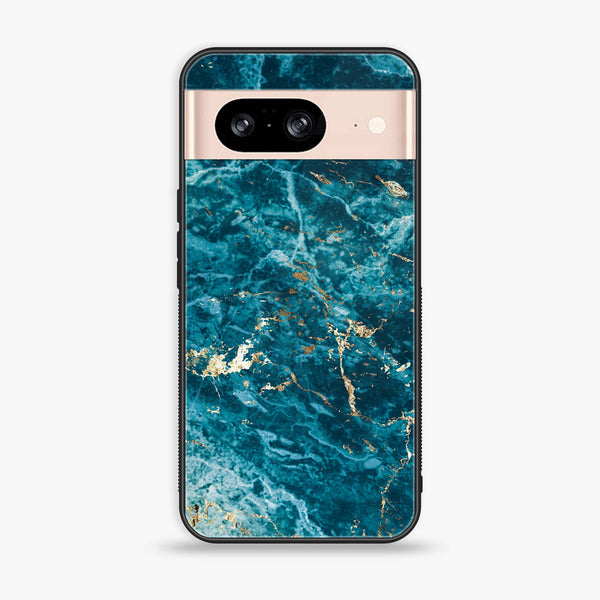 Google Pixel 8 - Blue Marble V 2.0  Design 1 - Premium Metal Printed soft Bumper Shock Proof Case  CS-25786