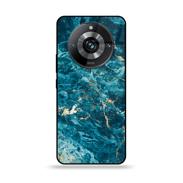 Realme 11 Pro Plus - Blue Marble Series V 2.0 - Premium Printed Glass soft Bumper shock Proof Case
