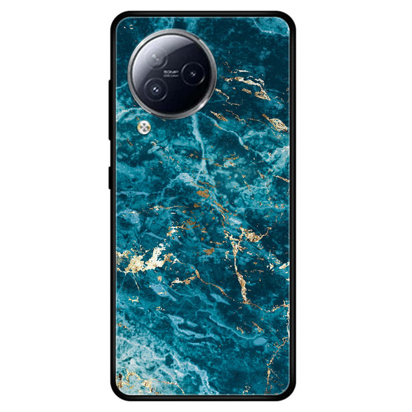 XIAOMI CIVI 3 - Blue Marble Series V 2.0 - Premium Printed Glass soft Bumper shock Proof Case