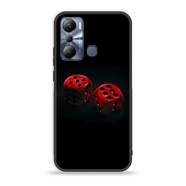 Infinix Hot 20i  Black Art Design 3 Premium Metal Printed soft Bumper shock Proof Case CS-51364