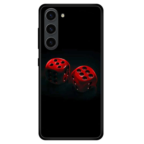 Samsung Galaxy S23 Plus - Black Art  Design 3  - Premium Metal Printed soft Bumper shock Proof Case  CS-29819